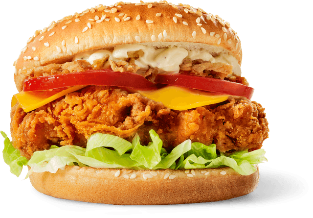 Thuus chickenburger 