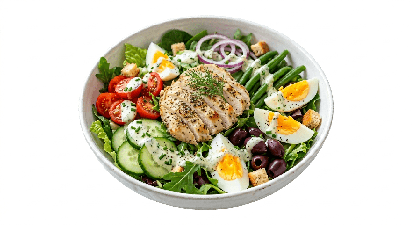 Maaltijd salade kipfilet 