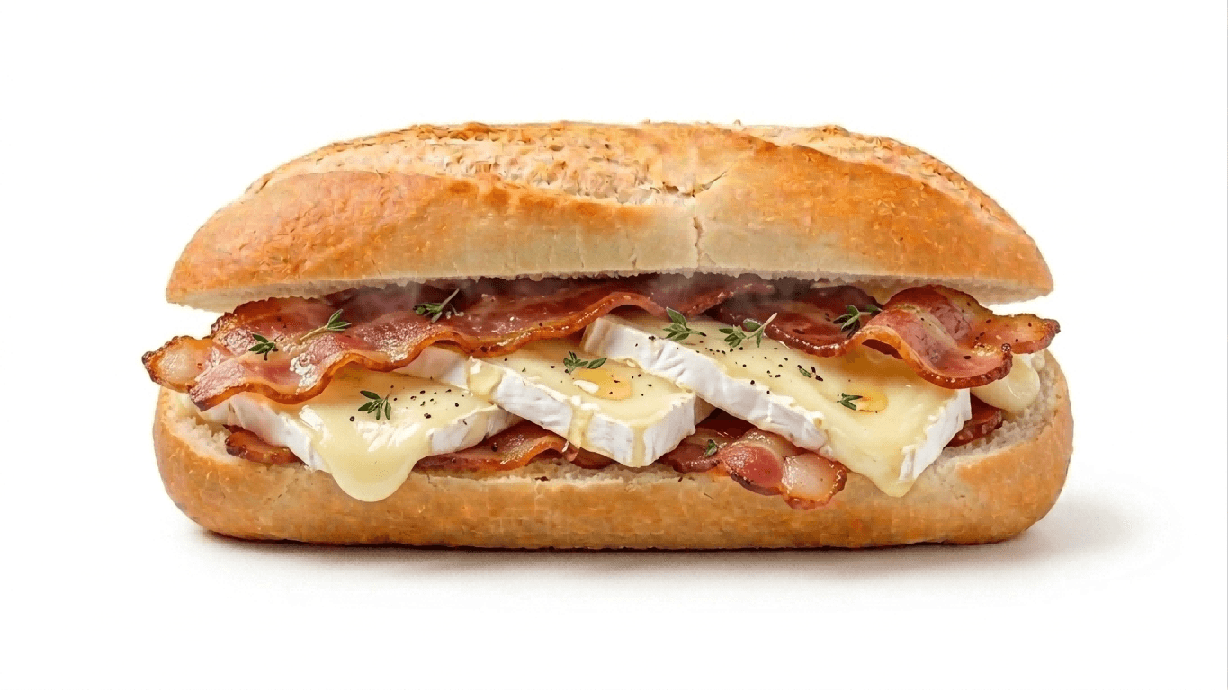 Brie met bacon