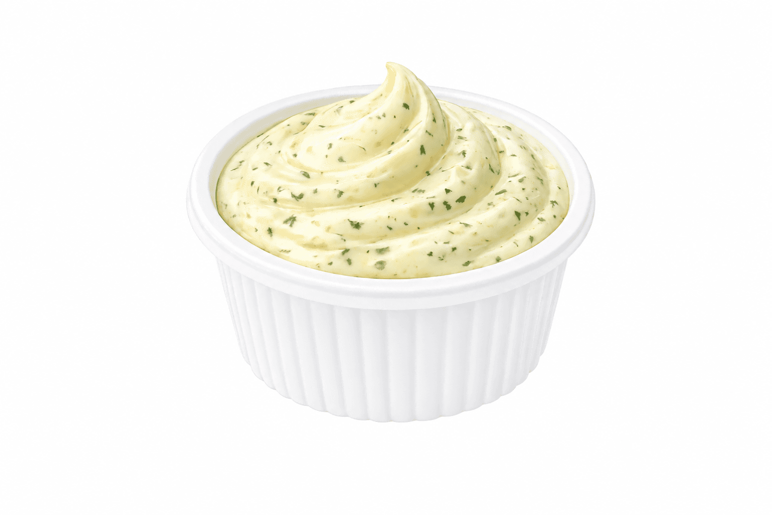Kleine bakje knoflooksaus