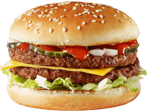 Thuus dubbele burger 